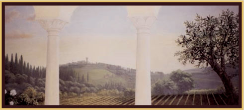 Tuscany mural